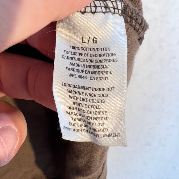 Aeropostale 1987 Varsity T-Shirt Woman's Large Distressed Vintage Look Cotton - Picture 7 of 12